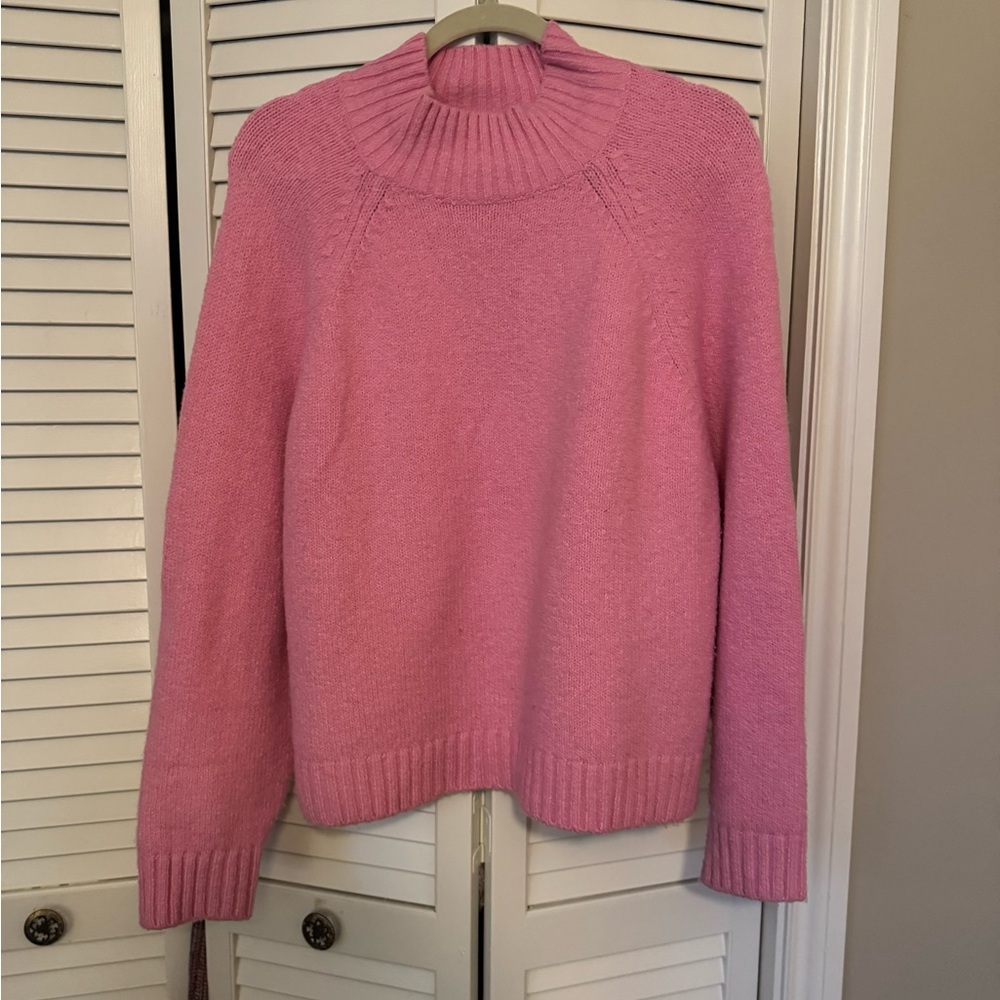 Old Navy Pink Cowl Neck Sweater